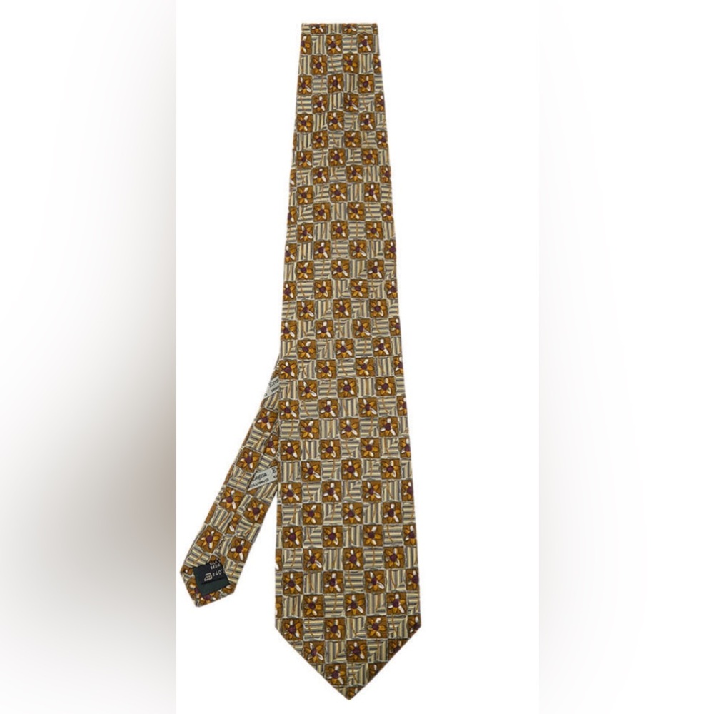 Ermenegildo Zegna Floral Silk Jacquard Tie